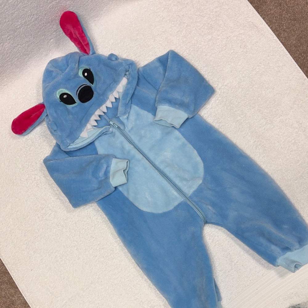 More happy more comfort fleece zip stitch costume 12m